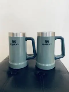 STANLEY スタンレー ステイチルスタイン 24oz グリーン 2カップ美品のサムネイル