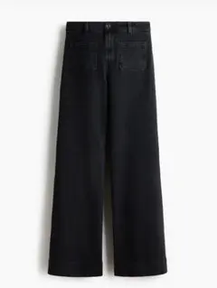 H&M ワイドハイウエストデニム 1308115 ブラック 36のサムネイル