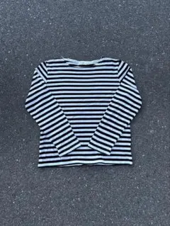 BACK NUMBER ストライプ 長袖ボーダーTシャツ Lサイズ