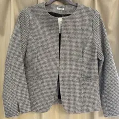 【新品未使用品】グラシア ノーカラージャケット 入学卒業式 ツイード