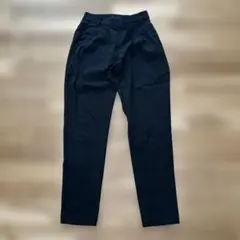 funny company+ ストレッチテーパードパンツ　黒　S シンプル
