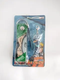 【未使用】 NARUTO ナルト 疾風伝 フィギュア付ストラップ はたけカカシ