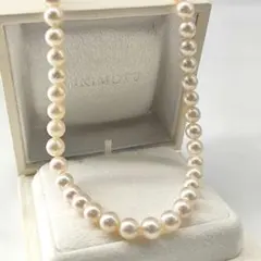 28394✨️タサキ パールネックレス アコヤ真珠 7mm シルバー