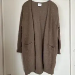 URBAN RESEARCH DOORS ブラウン ロングカーディガン