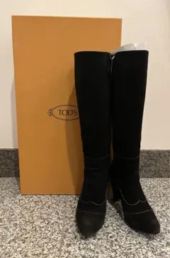 TOD'S トッズ ロングブーツ ブラックのサムネイル