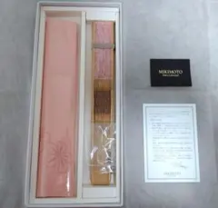 MIKIMOTO 花柄扇子 専用ケース付きのサムネイル
