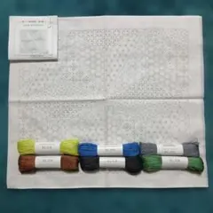 ホビーラホビーレ刺し子キット(B) / 寄せ模様〈麻の葉〉