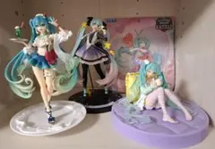 初音ミク　プライズ品4点セット