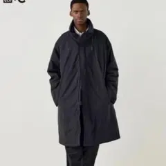 UNIQLO C フーデッドコート ブラック Ｓ