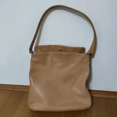 【COACH】オールドコーチベージュ レザー ショルダーバッグ