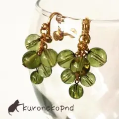 ぶどう イヤリング