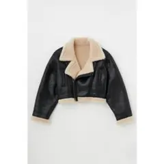 moussy FAUX LEATHER MINIMAL JACKET - メルカリ