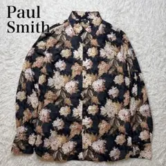 美品✨Paul Smith ポールスミス 総柄 フラワー シャツ 花柄 日本製のサムネイル