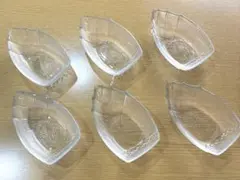 東洋ガラス 竹の子型 ガラス小鉢 6個セット