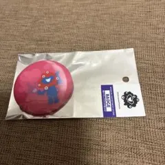 ミャクミャク缶バッチ ピンク　関西万博