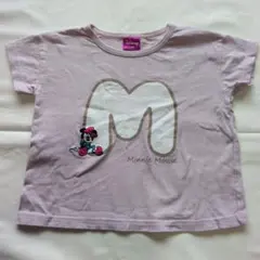 Disney ミニーマウス Tシャツ 100cm 薄紫