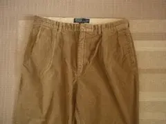 90ｓラルフローレン　コーデュロイ アンドリューパンツW35 L30ベージュ