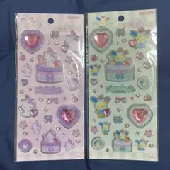 サンリオ　キラキラジュエルシール　チャーミーキティ　ウサハナ　2枚セット［正規品