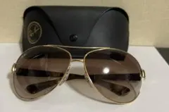 レイバン　RB3386 ゴールドフレーム　鼈甲　ブラウンレンズ　未使用品