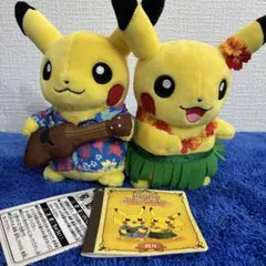 【タグ付き】　ポケモン　ぬいぐるみ　マンスリーペア　ピカチュウ　8月
