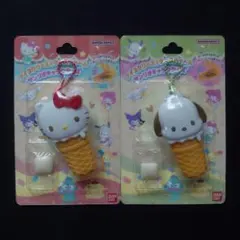 サンリオ★ハローキティ&ポチャッコ★アイスクリーミィケースチャーム2個セット