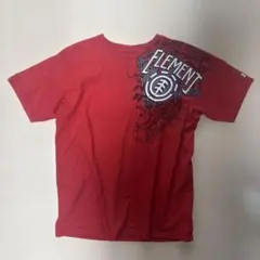 D*e様 ELEMENT 赤 Tシャツ グラフィックプリント