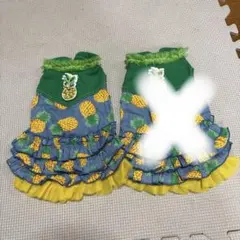 circus circus犬服 パイナップル柄　XS2枚セットのサムネイル