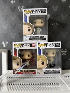 Funko POP!STAR WARS ルーク レイア オビ＝ワン 3体セットのサムネイル