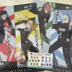 くら寿司怪獣8号限定クリアファイル日比野カフカ、四ノ宮キコル、古橋伊春、市川レノ