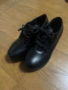 厚底ローファー ブラック GRL