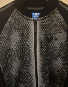 【入手困難】adidas Originals 蛇柄 トラックジャケットM黒 希少
