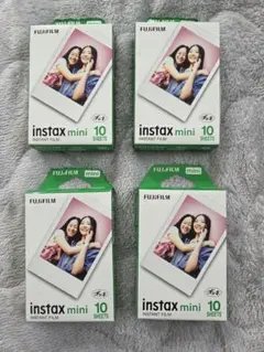 FUJIFILM instax mini チェキ インスタックスミニ 10枚×4