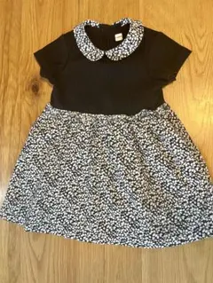 センスオブワンダー　リバティ　半袖ワンピース 90cm 黒