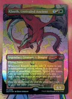 MTG【Foil】無双の古きもの、クラウス/Klauth, Unrivaled - メルカリ