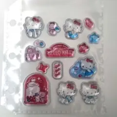 うるちゅる　ボンボンドロップシール おすそ分け　キティちゃん　ラメ入り