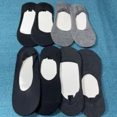 レディース　ソックス 8足セット 黒 グレー ブラック　サイズフリー