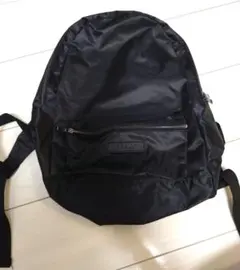 新品未使用　ビームス　リュックサック　ブラックのサムネイル