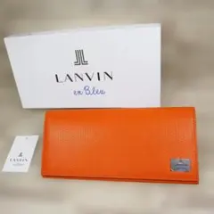ランバン オンブルー 定価1万8700円 長財布 イタリアン牛革 LANVINのサムネイル