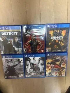 PS4ゲームソフト6本セット