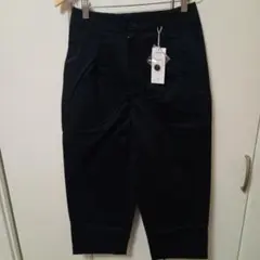 ★ベルメゾン黒 ワイドパンツ フロントボタン付　タグ有　Мサイズ相当のサムネイル