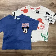 《H&M》ディズニー Tシャツ 2枚セット ミッキー 80cmのサムネイル