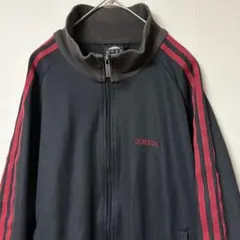 adidas 赤ライン トラックジャケット L Y2K ヴィンテージ レア