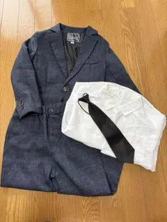 子供服 フォーマル 上着 ボトムス シャツ ネクタイ セット 110cm 美品