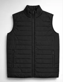 ZARA パファーベスト／ダウンベスト ブラック メンズ USA Mサイズ