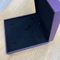 紫色のアクセサリーケース　ジュエリーボックス
