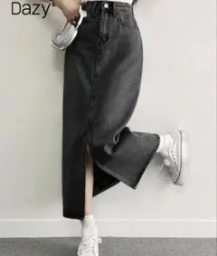 shein デニムスカート XL グレー