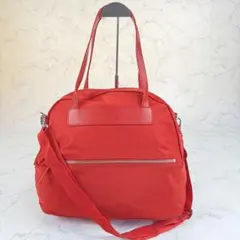 アニエスベー　ミニボストン　2way ショルダー　ハンドバッグ　キャリーオン機能