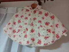 ブランシェス　リバーシブルベビーポンチョ　授乳ケープ