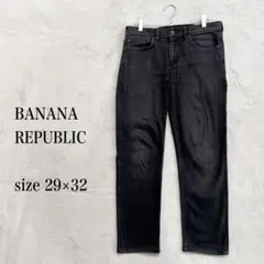 ..BANANA REPUBLIC ブラックレディースデニムパンツ 29×32