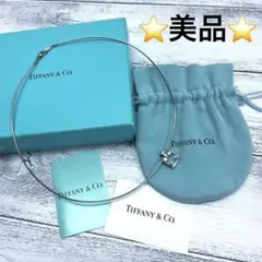 d356 オールド ティファニー ピアスド クロス ネックレス シルバー 925